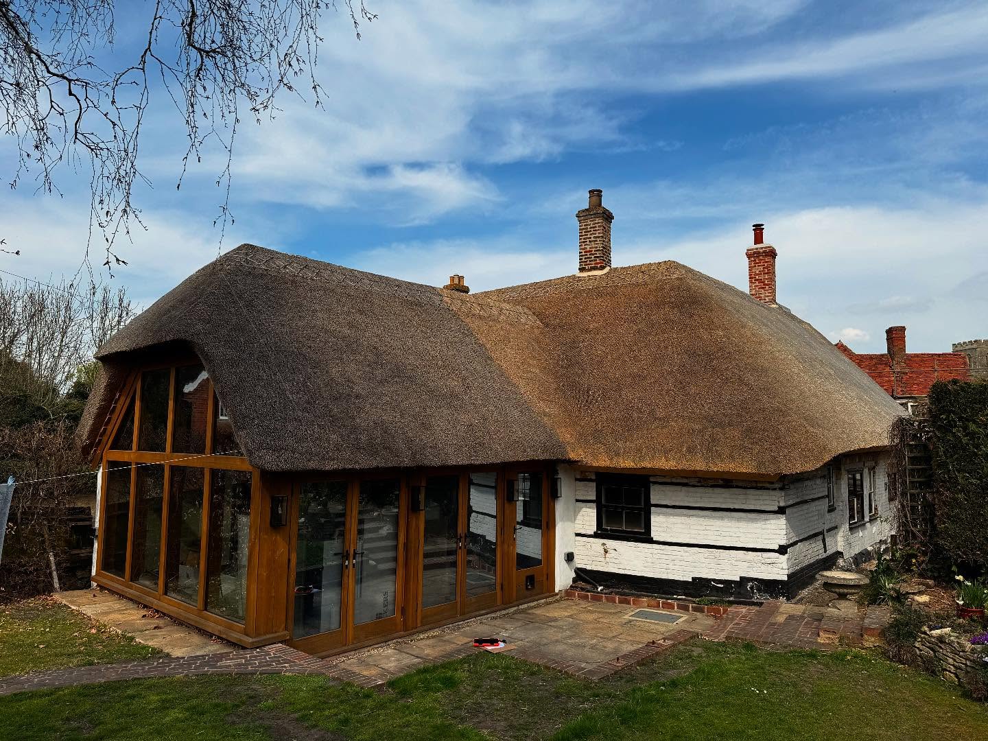 That’s a wrap: Hand over to client following a devastating fire in #oxford damaging a #grade2listed cottage. KODA have overseen the careful and detailed repairs and rebuilding of a #medieval #cruckframe house and #thatchroof. Great to see the building back with the owners.
.
#buildingconservation #conservationarchitect #architectsoxford #oxfordarchitects #timberframe #thatchedhouse #thatchedcottage #oxfordshire #gradeiilisted #cottage #firedamaged #insurance #listedbuildingconsent