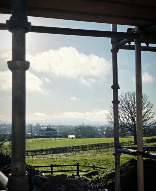 Just completed a visit to an exciting new home taking shape on the northern edge of Hereford. Designed to capture light and landscape, this two-storey dwelling features expansive glazing that opens up sweeping views across the City and rolling hills beyond. A beautiful setting for a home that’s all about connection to its place and outlook, and the changing seasons. 

#architectscheltenham #architectshereford #selfbuild #pozijoists #outstandingview #landscape #newbuild #newbuildjourney #architectsludlow